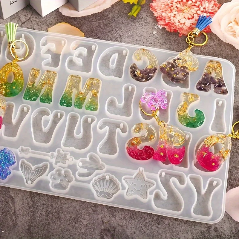 Silicone Epoxy Resin Molds Set - Silicone Resin Casting Molds Set with