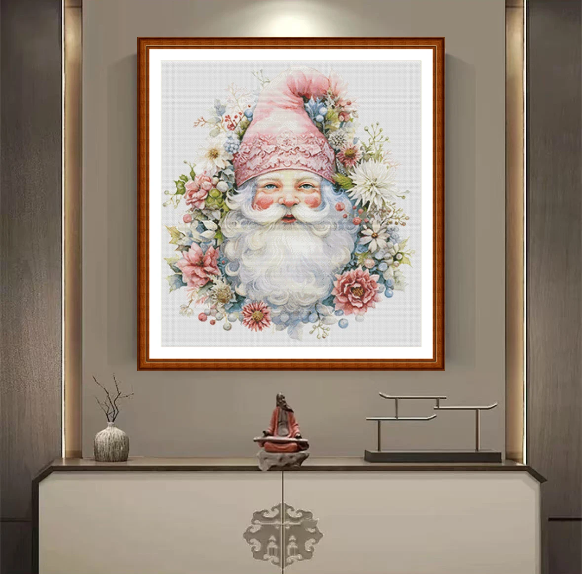 Cross Stitch Stamped Kits Beginners - [ZZ4491- Flower Ball Dwarf] DIY Stamped
