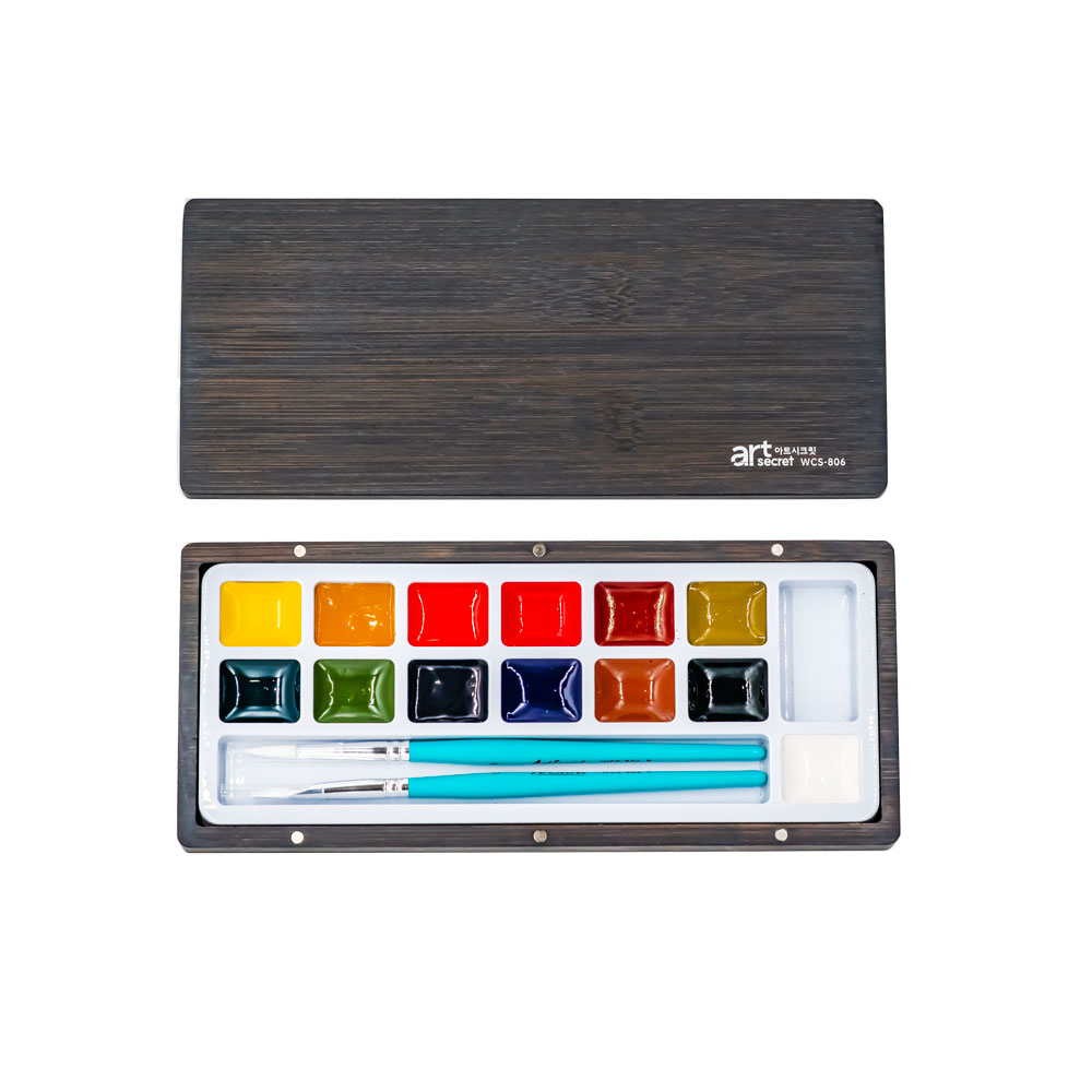 ArtSecret 13 Solid Watercolor  - огляд і ціна Watercolor Paint Set Solid Pigment