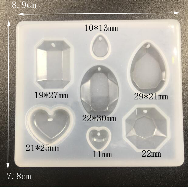 6 Designs Silicone Resin Mold  - огляд і ціна Silicone Epoxy Resin Molds Set