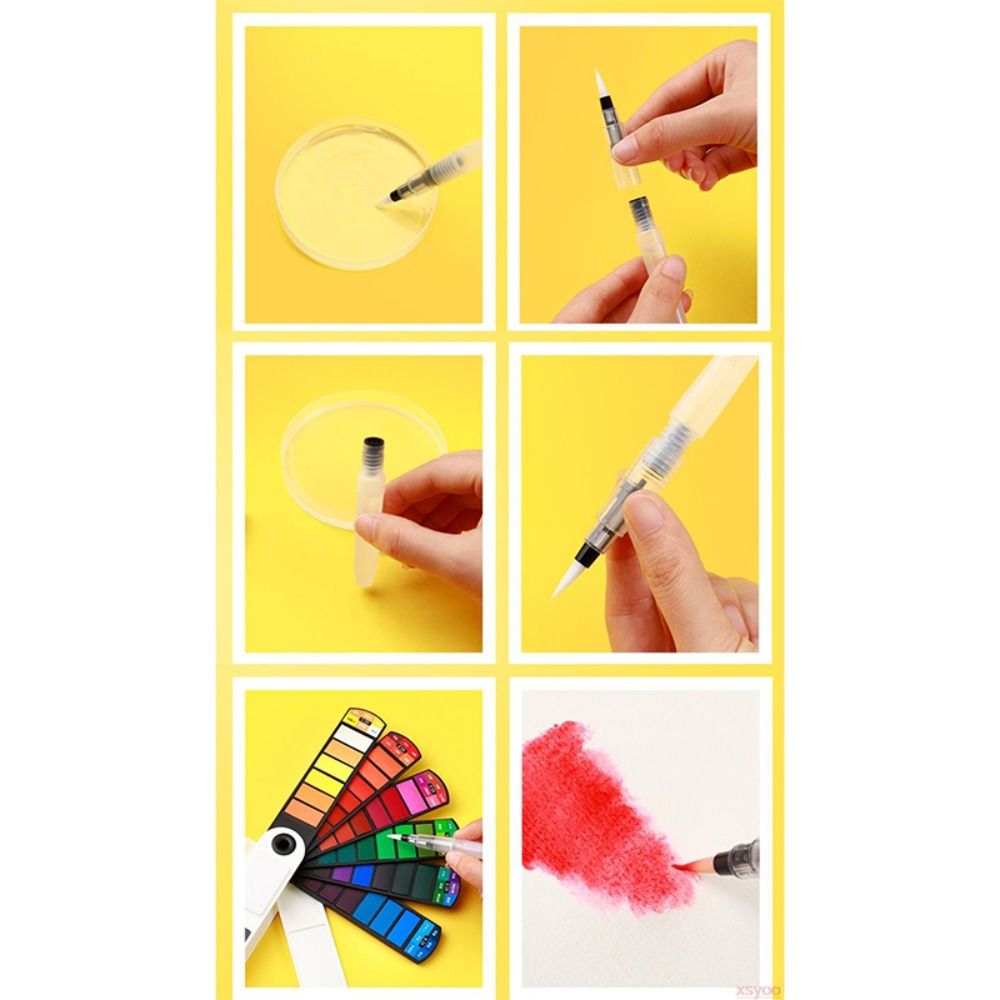 Portable Folding Watercolor Pa - огляд і ціна Watercolor Paint Set Solid Pigment