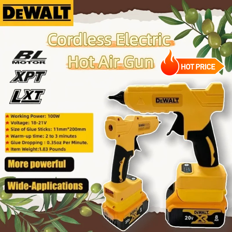 Dewalt Cordless Electric Handh - огляд і ціна Hot Melt Glue Gun Cordless