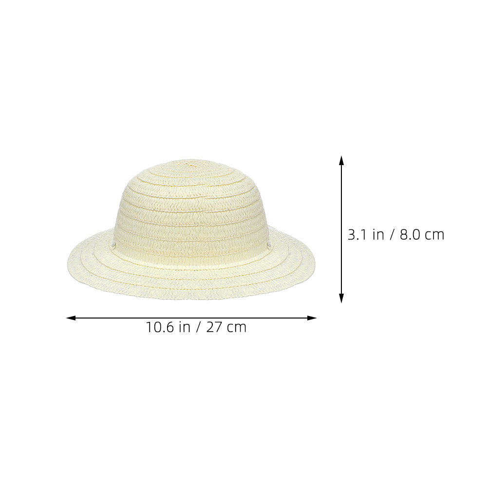 8Pcs Children Straw Hats DIY B - огляд і ціна Painting Supplies