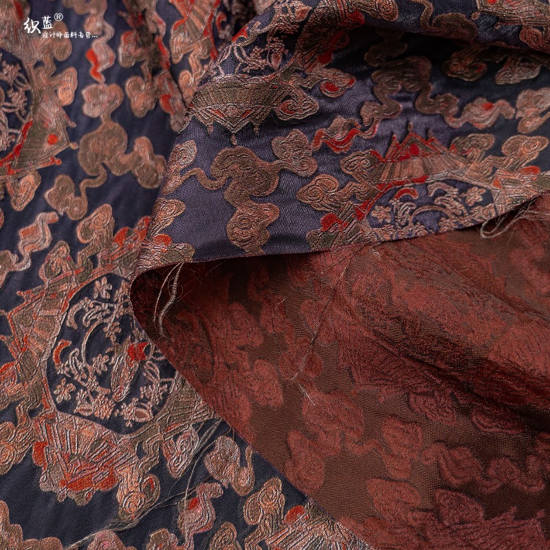 Purple Red Rayon Floral Jacqua - огляд і ціна Sewing