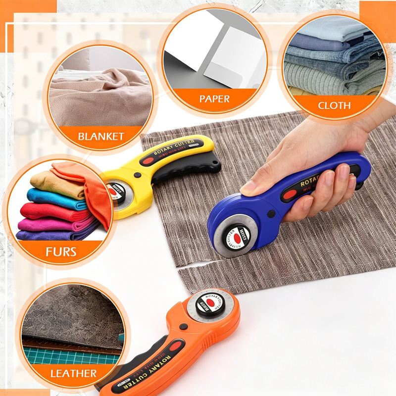 Fabric Rotary Cutter 45mm Blad - огляд і ціна Rotary Cutter For Fabric 45Mm