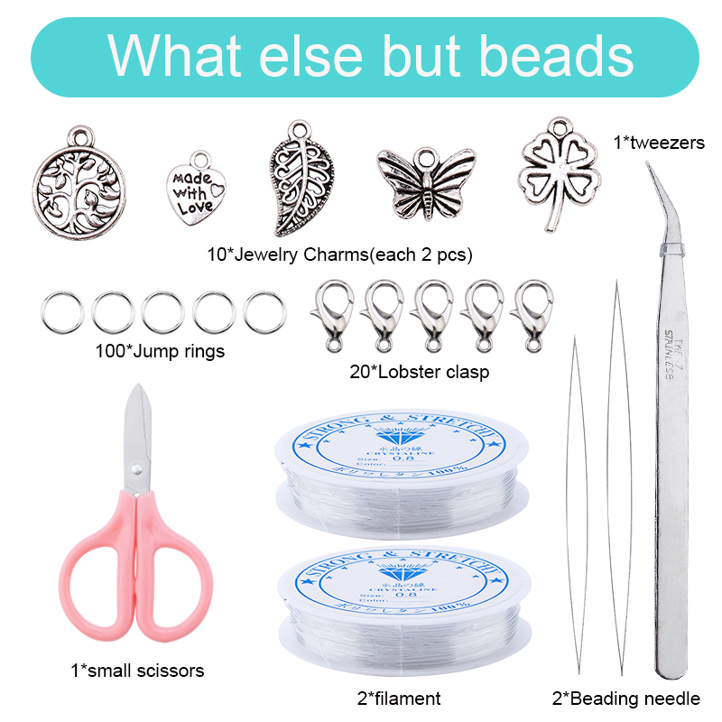 20000pcs Jewelry Making Kit Se - огляд і ціна Glass Seed Beads 2Mm Jewelry Making