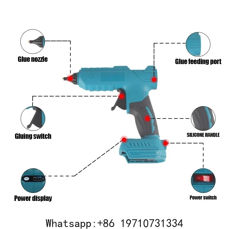 Cordless Electric Hot Melt  11 - огляд і ціна Hot Melt Glue Gun Cordless