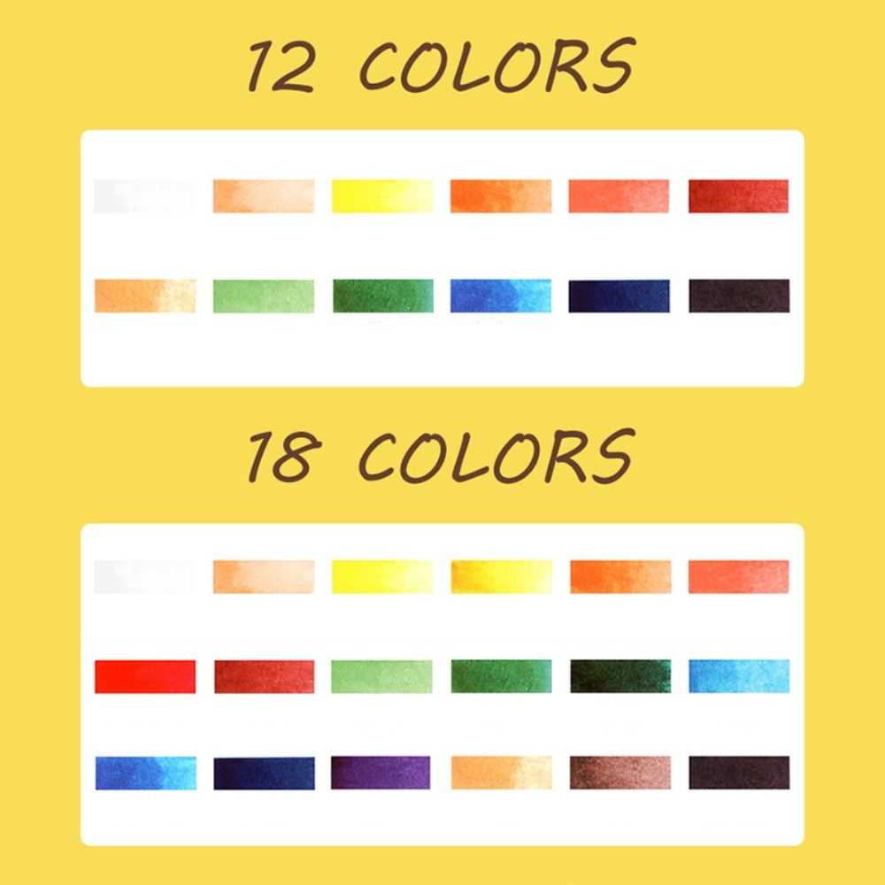 With Water Brush Pen Watercolo - огляд і ціна Watercolor Paint Set Solid Pigment