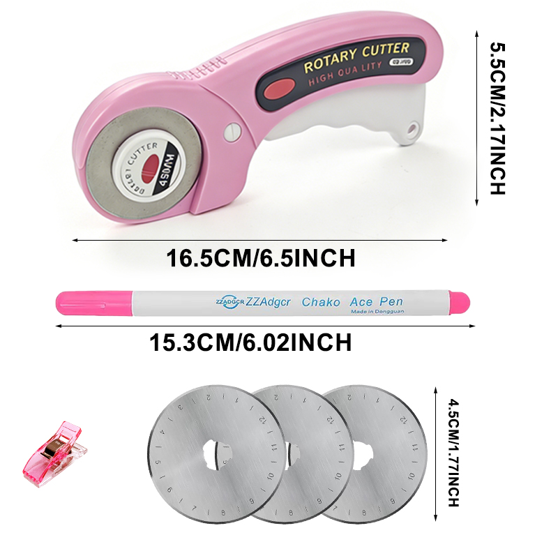 45mm Rotary Cutter Sewing Supp - огляд і ціна Rotary Cutter For Fabric 45Mm