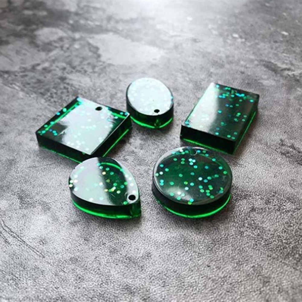 20Pcs/Set DIY Keychain Pendant - огляд і ціна Silicone Epoxy Resin Molds Set