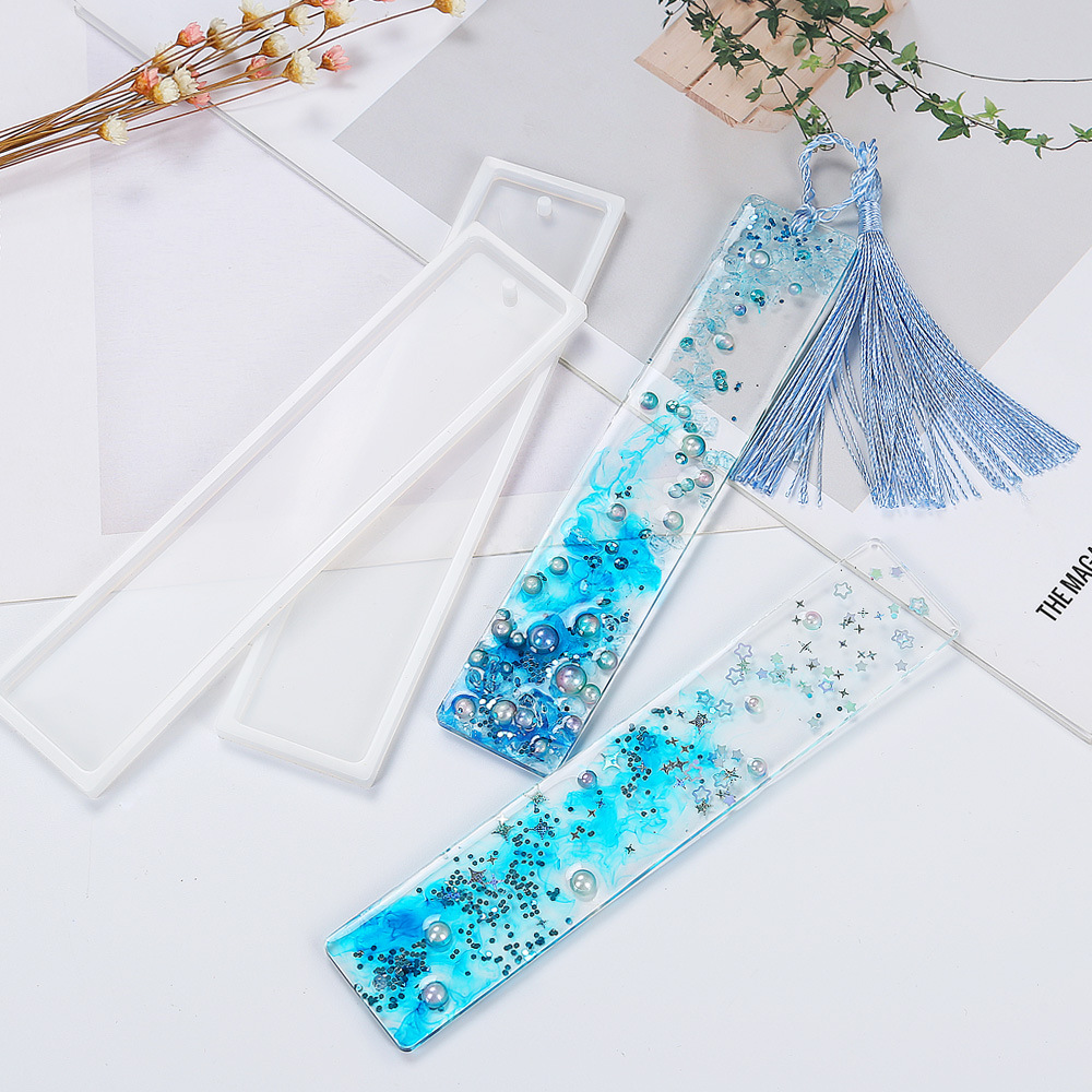 The New 6 Pcs/set Rectangle Si - огляд і ціна Silicone Epoxy Resin Molds Set