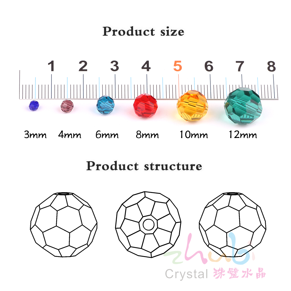 32Facets Round Ball 2mm 3mm 4m - огляд і ціна Glass Seed Beads 2Mm Jewelry Making