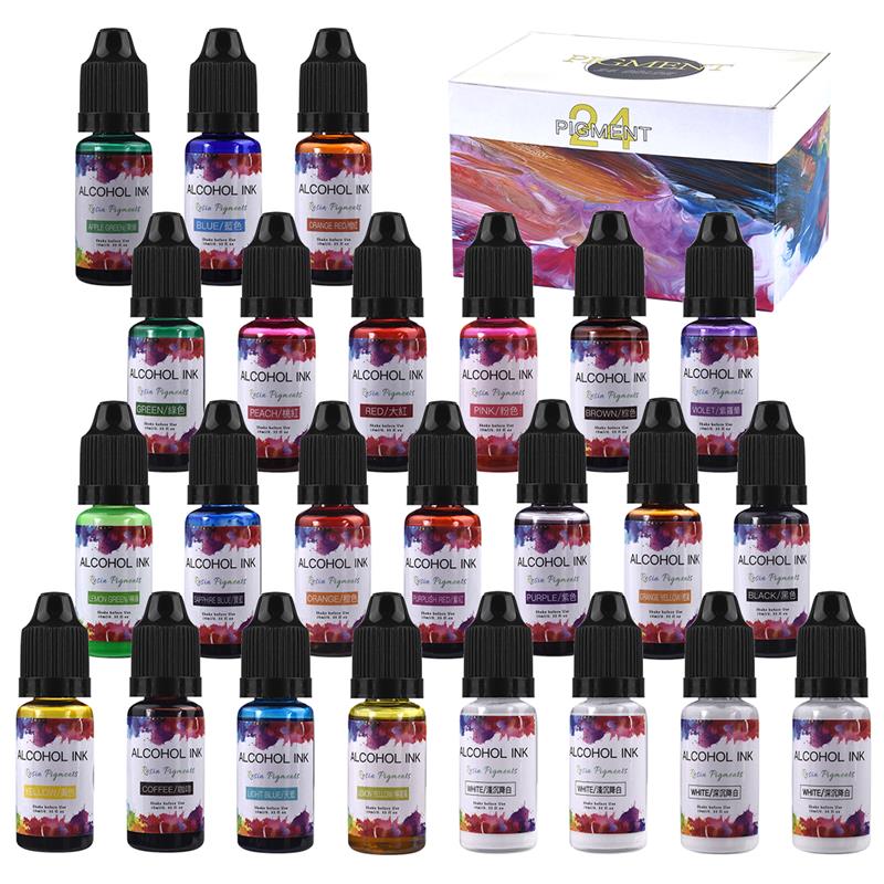 Epoxy Resin Pigments Kit DIY C - огляд і ціна Silicone Epoxy Resin Molds Set