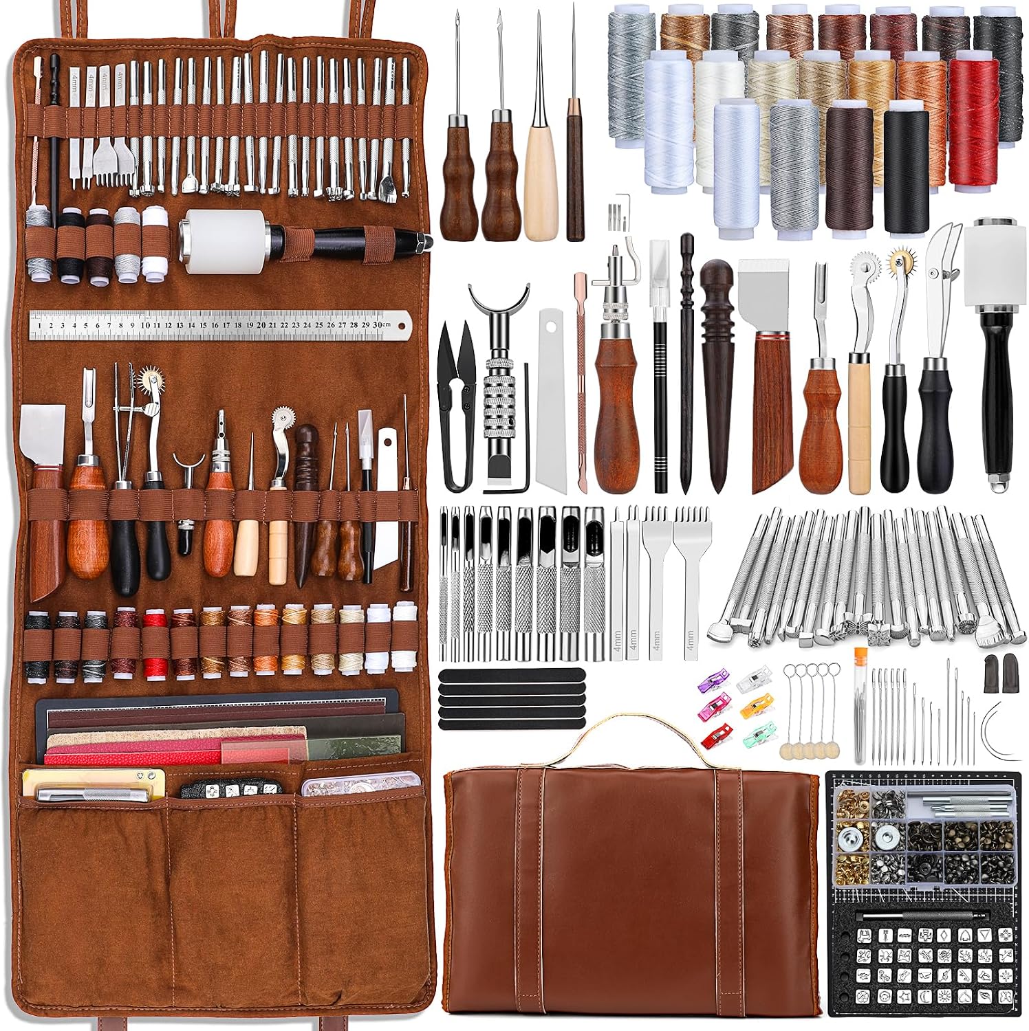 Leather Tooling Kit Leather Cr - огляд і ціна Sewing