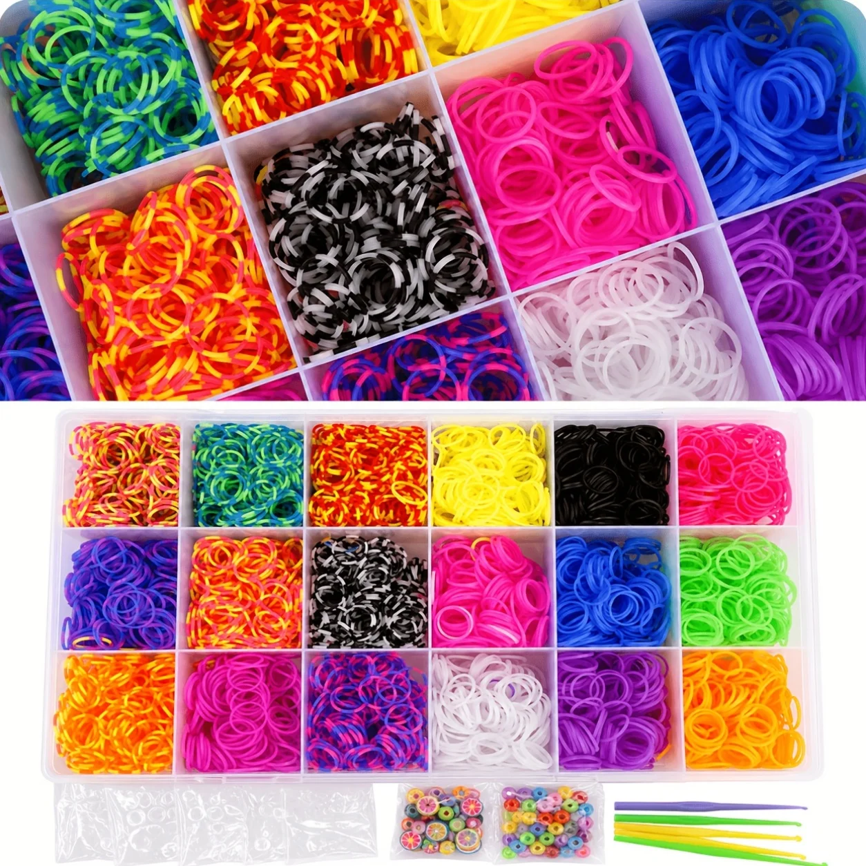 4800 Loom Bands Kit, Rubber Ba - огляд і ціна Beading