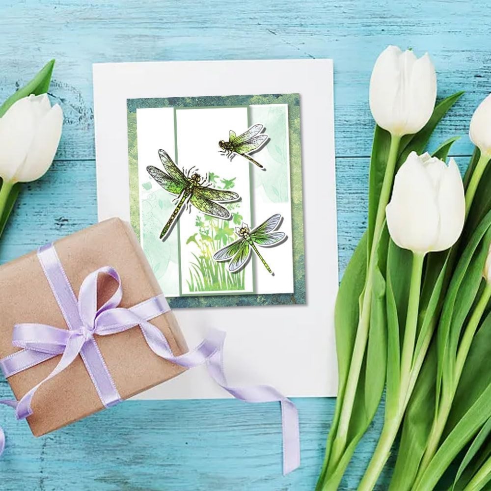 Dragonfly Clear Stamps for DIY - огляд і ціна Clear Silicone Stamps For Card Making