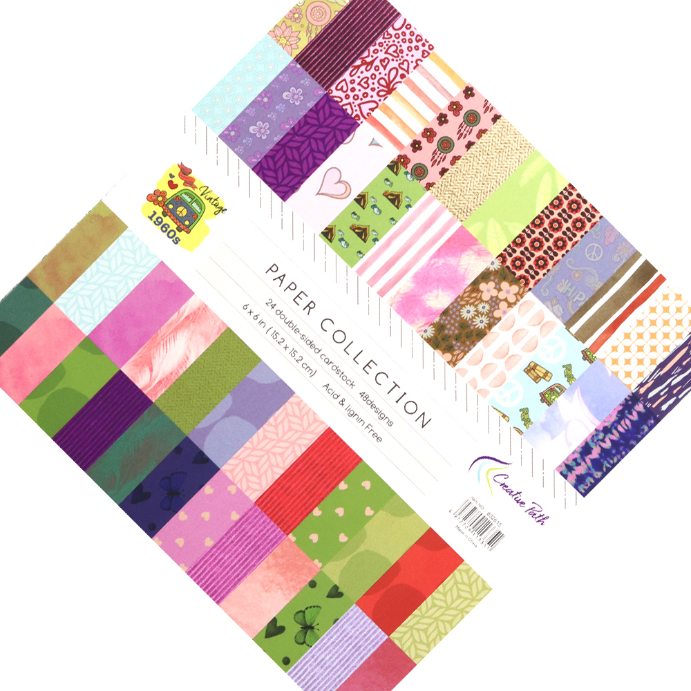Creative Path 1960s Vintage Fl - огляд і ціна Vintage Junk Journal Scrapbooking Paper