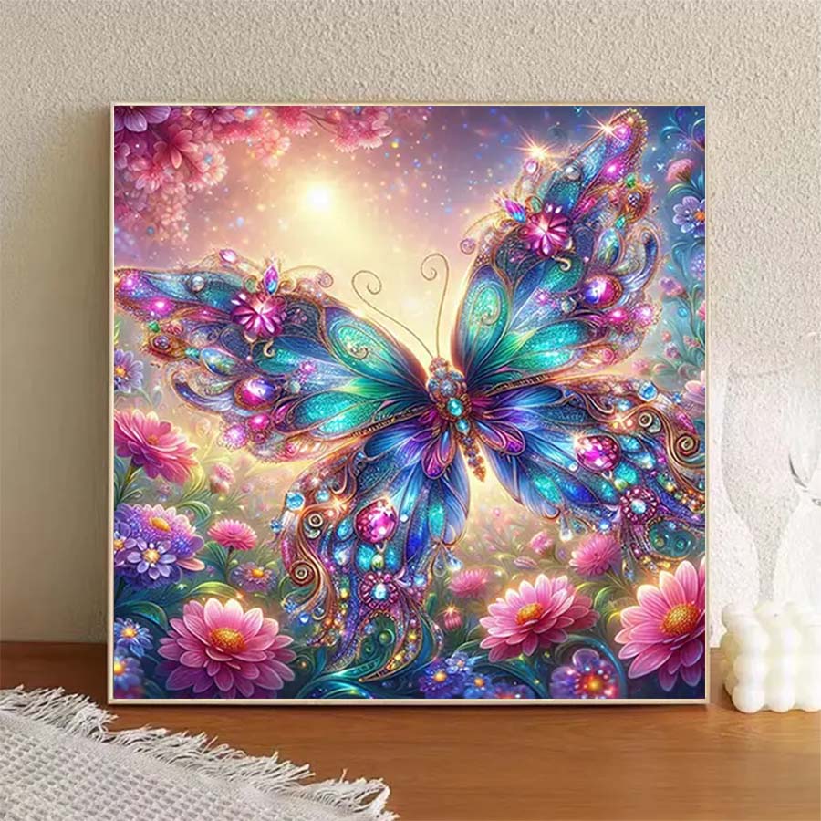 1 piece 5D DIY flocking cloth, - огляд і ціна 5D Diamond Painting Kit Full Drill