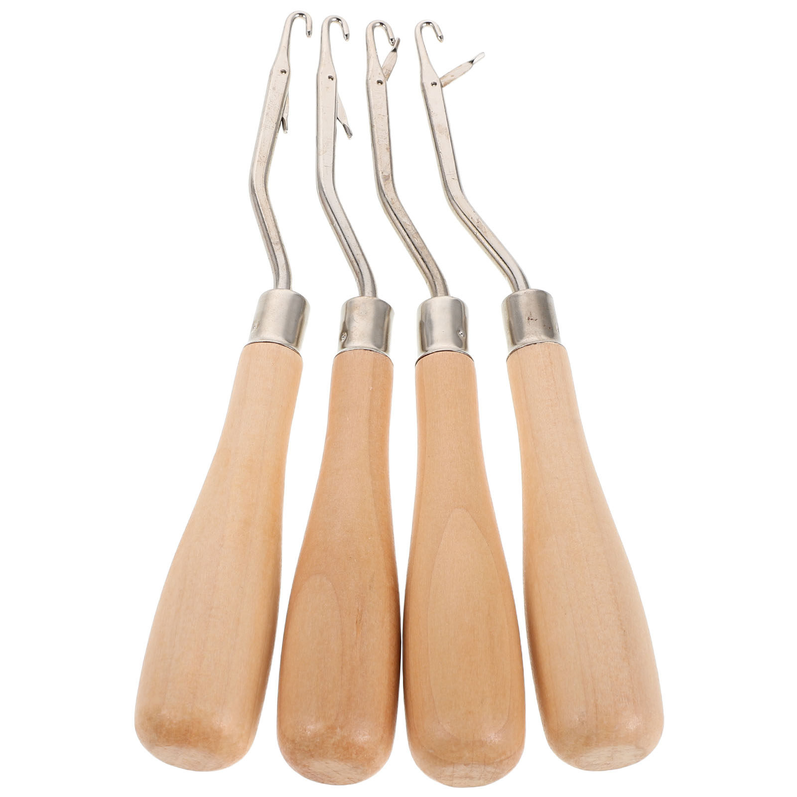 4Pcs Crochet Hooks Ergonomic W - огляд і ціна Wooden Crochet Hooks Ergonomic Handle