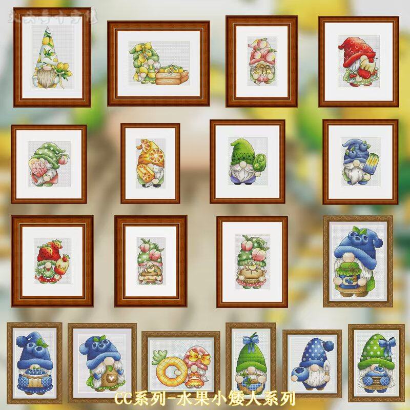 【CC Series - Fruit Dwarf Serie - огляд і ціна Cross Stitch Stamped Kits Beginners