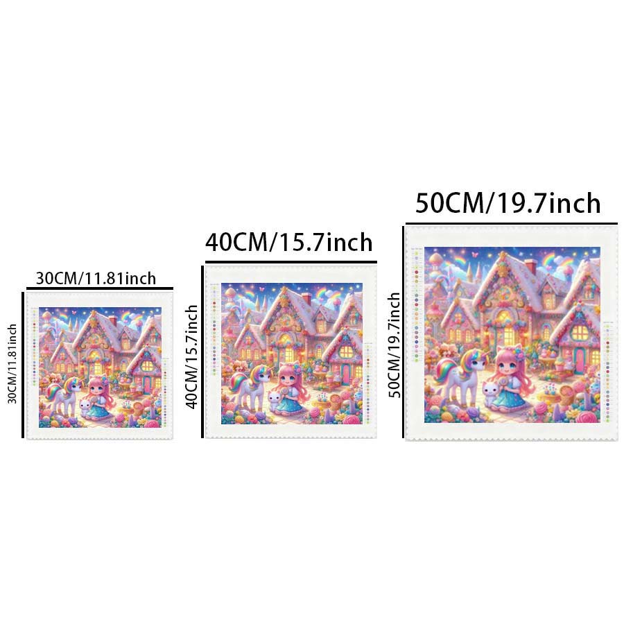 1 piece 5D DIY flocking cloth, - огляд і ціна 5D Diamond Painting Kit Full Drill