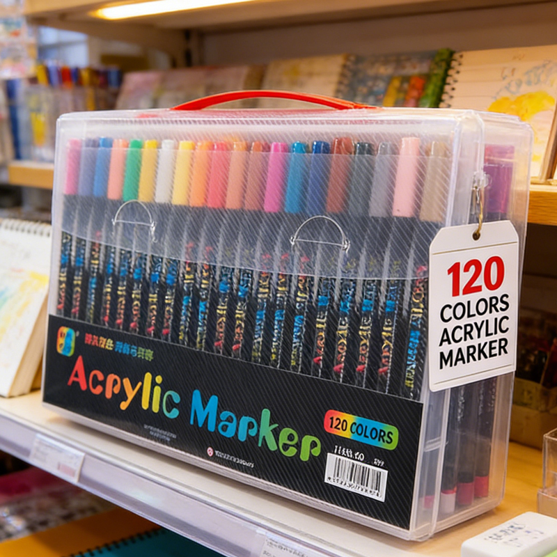 24-120 Colors Dual Tip Acrylic - огляд і ціна Painting Supplies