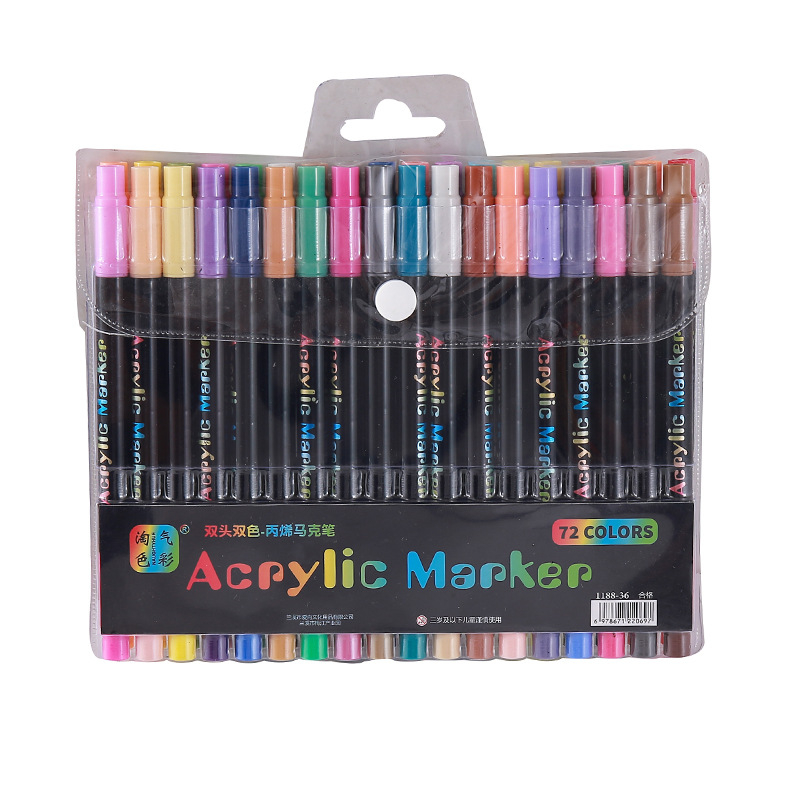 24-120 Colors Dual Tip Acrylic - огляд і ціна Painting Supplies