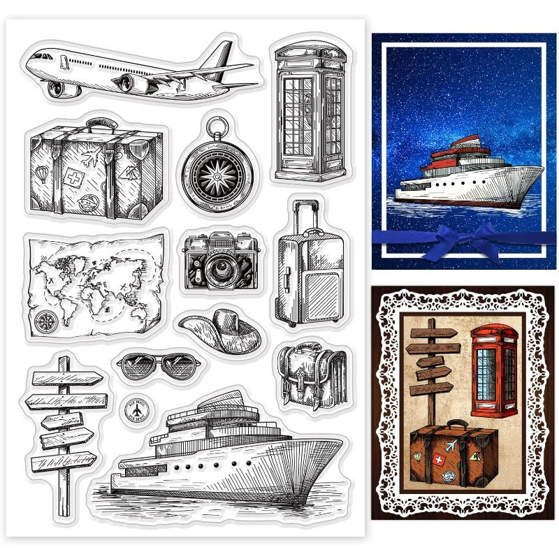 Travel Silicone Clear Stamp Ai - огляд і ціна Clear Silicone Stamps For Card Making