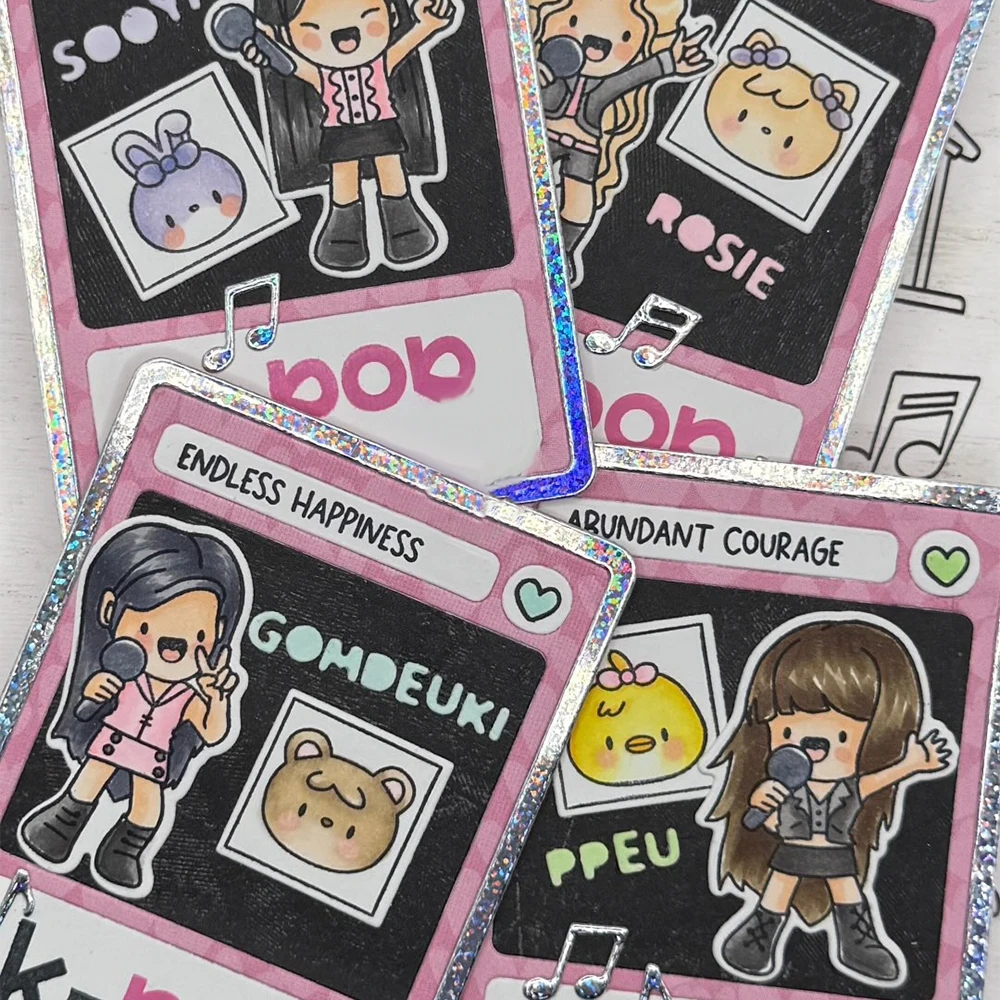 Concert Boy Girl Band Clear Si - огляд і ціна Clear Silicone Stamps For Card Making