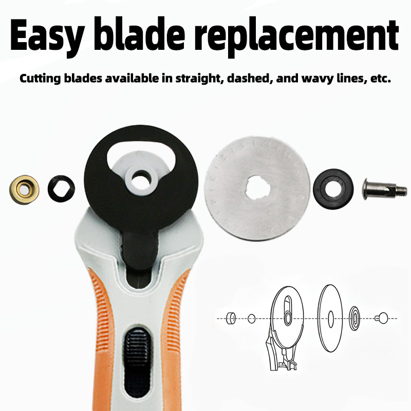 45mm Rotary Cutter, Fabric Cut - огляд і ціна Rotary Cutter For Fabric 45Mm