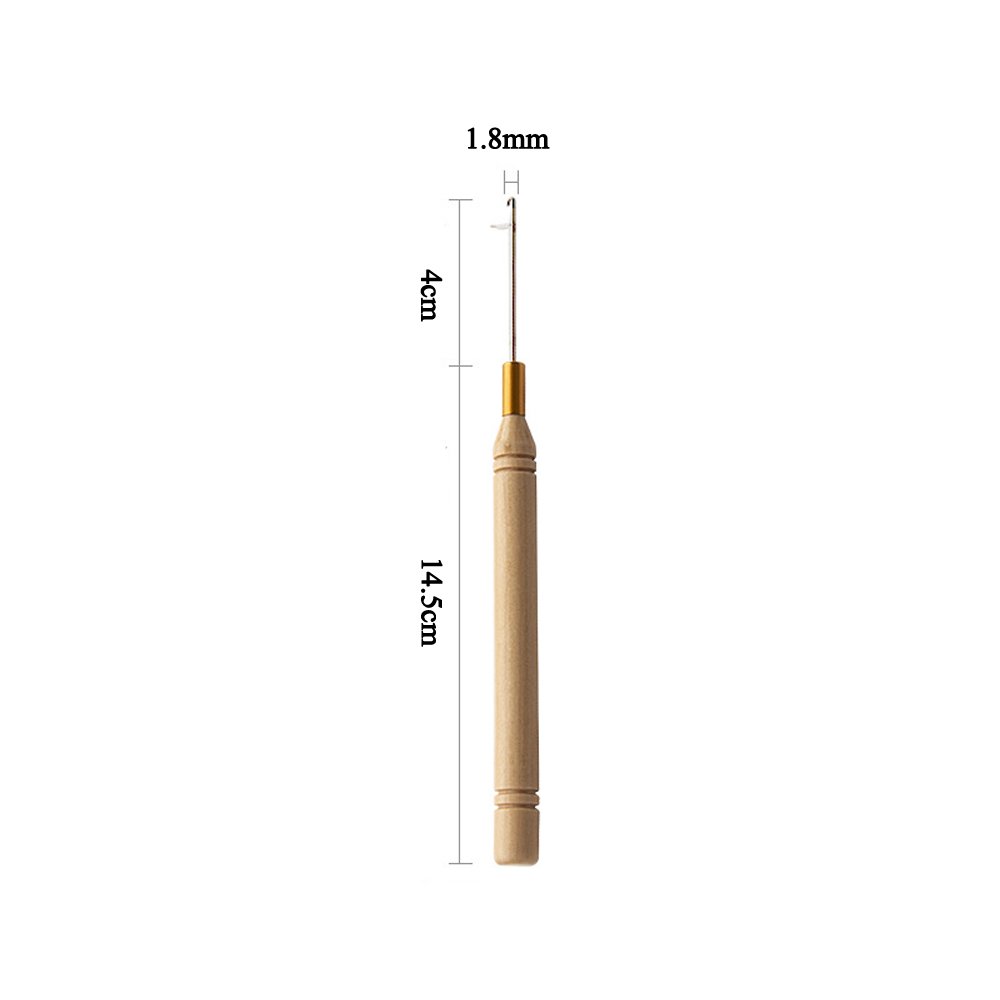 Ergonomic Wooden Handle Hair E - огляд і ціна Wooden Crochet Hooks Ergonomic Handle
