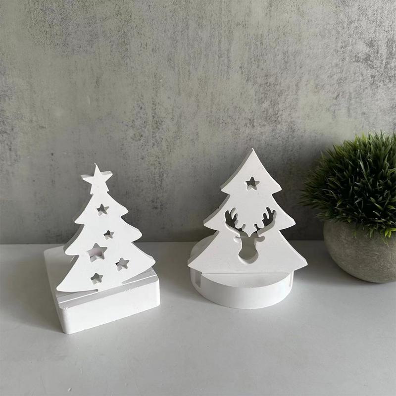 Christmas Tree Candle Base Sil - огляд і ціна Silicone Epoxy Resin Molds Set