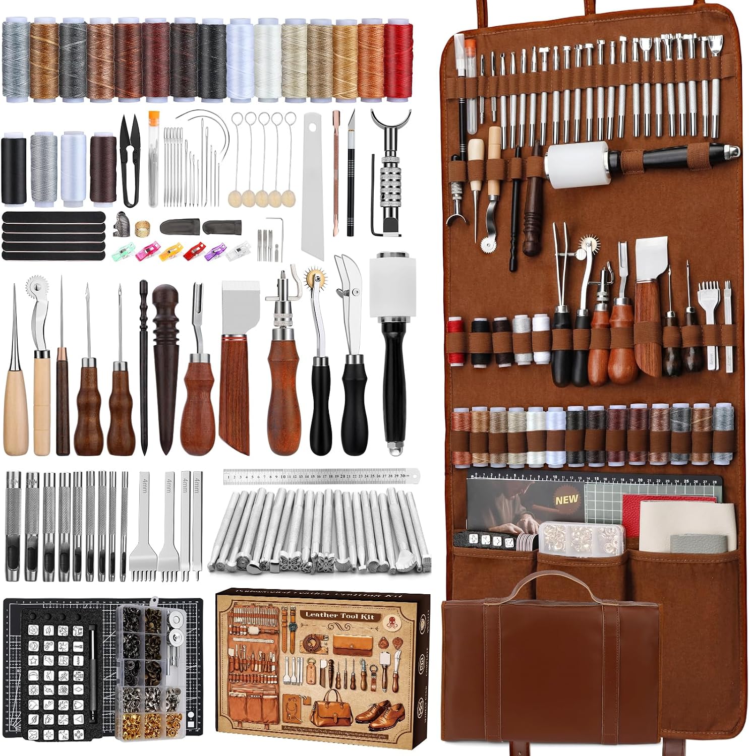 Leather Working Kit, Leather W - огляд і ціна Sewing