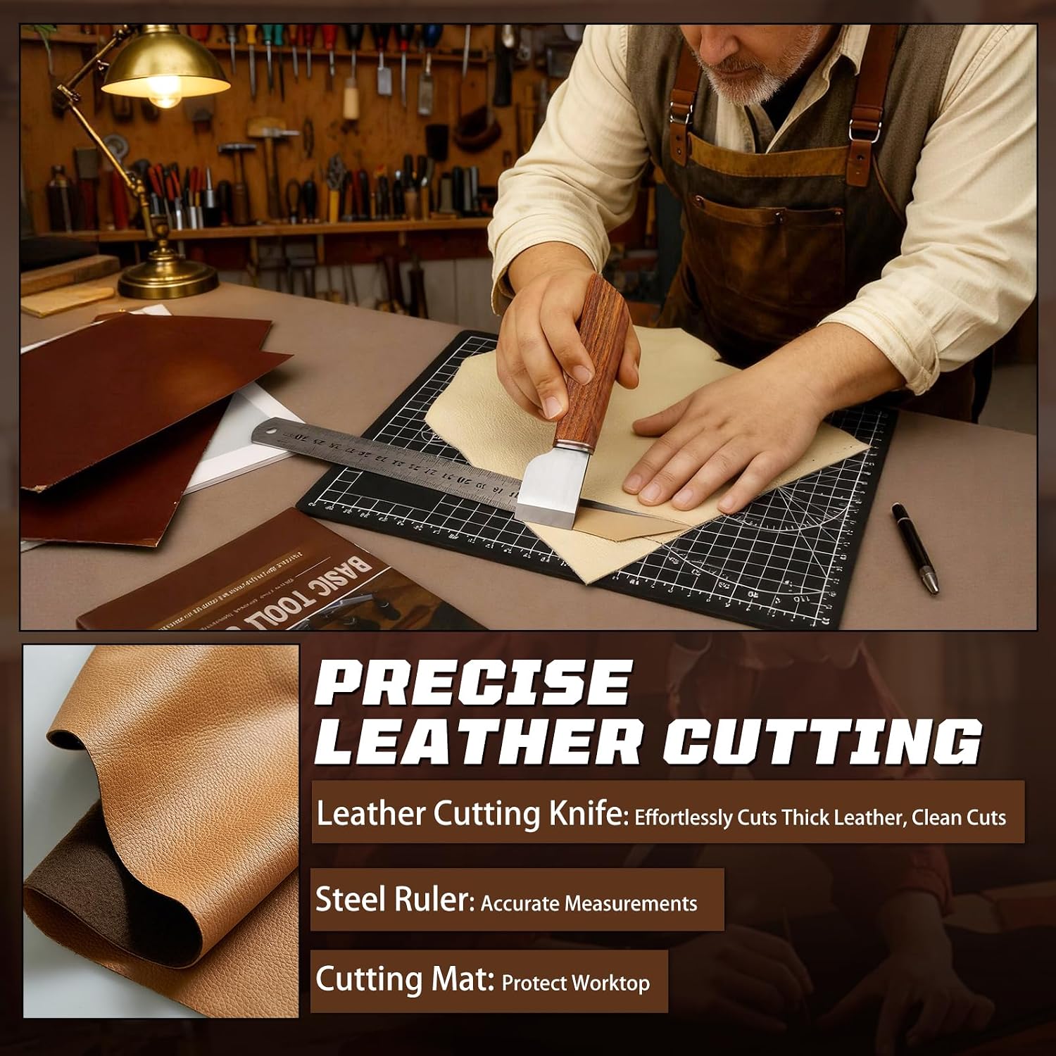 Leather Working Kit, Leather W - огляд і ціна Sewing