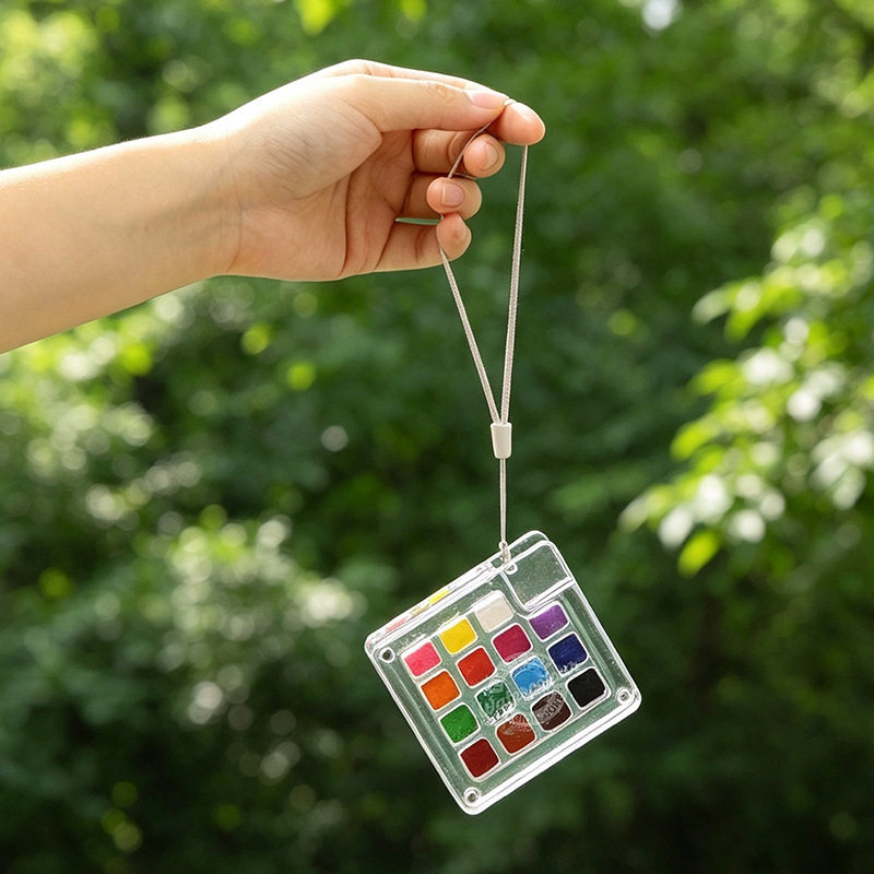 15 Colors Portable Travel Soli - огляд і ціна Watercolor Paint Set Solid Pigment