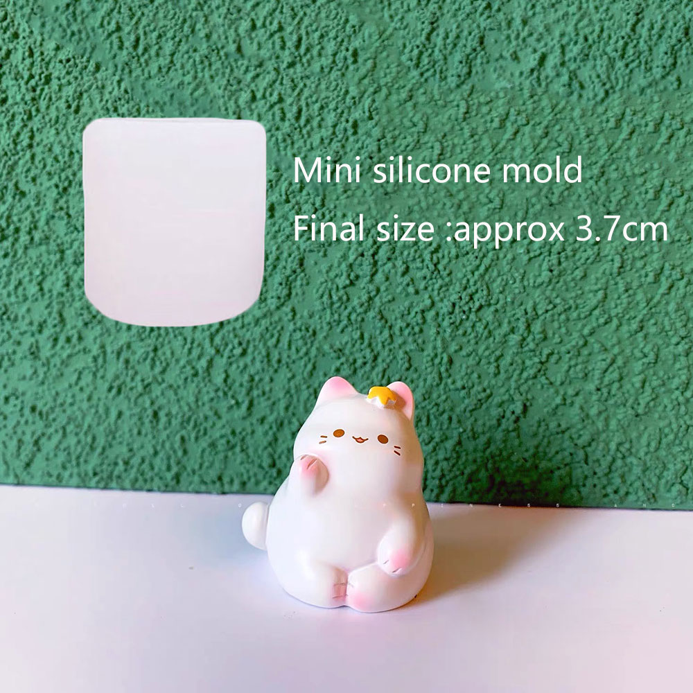 3D Cat Silicone Mold Set Plast - огляд і ціна Silicone Epoxy Resin Molds Set