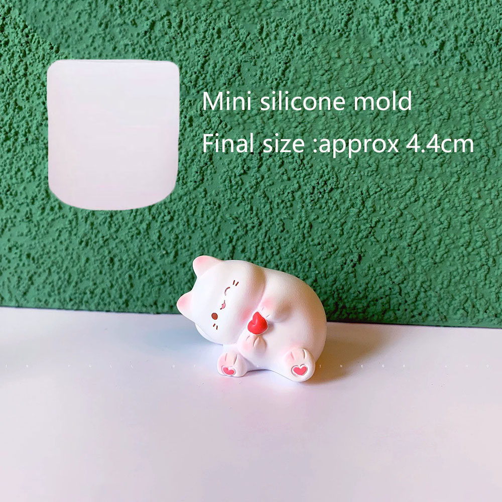 3D Cat Silicone Mold Set Plast - огляд і ціна Silicone Epoxy Resin Molds Set