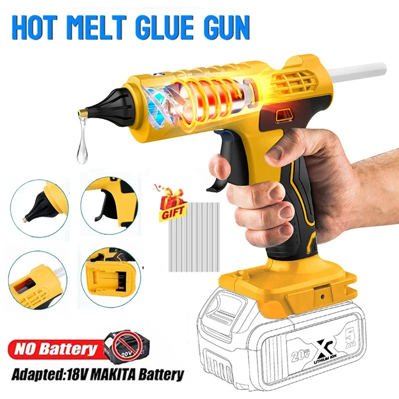 Cordless Electric Handheld Hot - огляд і ціна Hot Melt Glue Gun Cordless