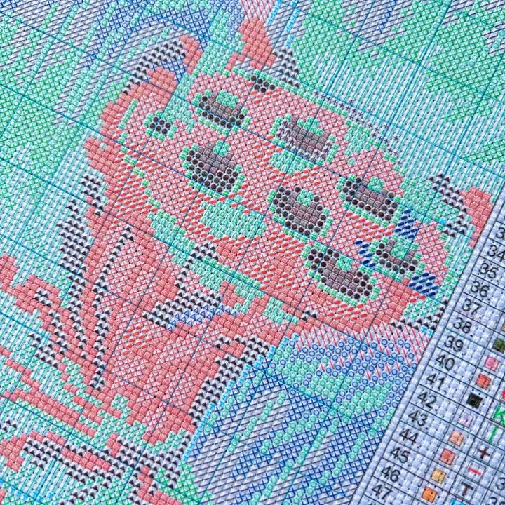 [[CC5130-66 Route Christmas Re - огляд і ціна Cross Stitch Stamped Kits Beginners
