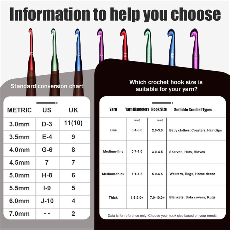【LAST CHANCE】Ergonomic Crochet - огляд і ціна Wooden Crochet Hooks Ergonomic Handle
