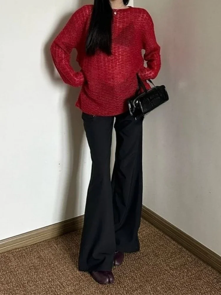 Y2K See-Through Knitted Women' - огляд і ціна Embroidery