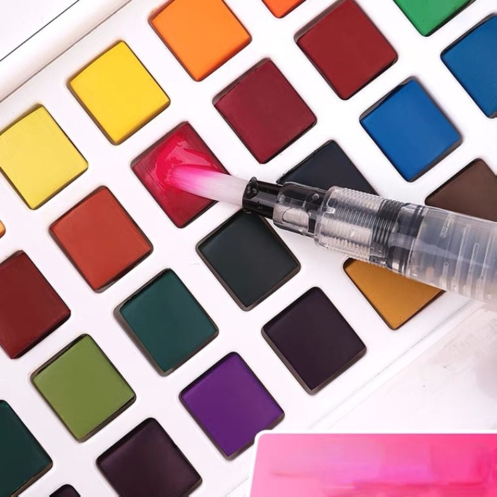 Folding Watercolor Paint Set w - огляд і ціна Watercolor Paint Set Solid Pigment