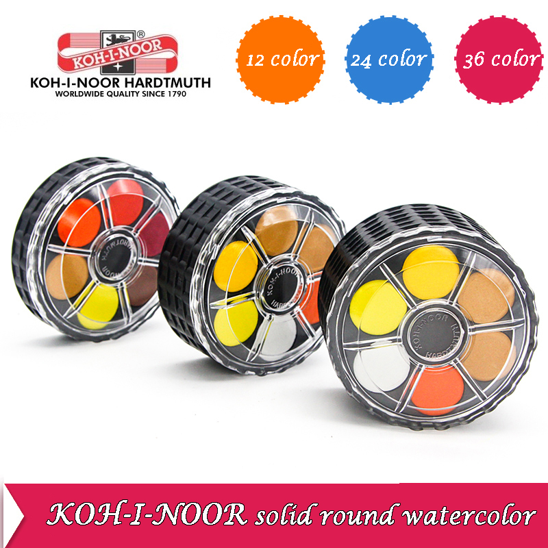KOH-I-NOOR Solid Watercolor Pi - огляд і ціна Watercolor Paint Set Solid Pigment