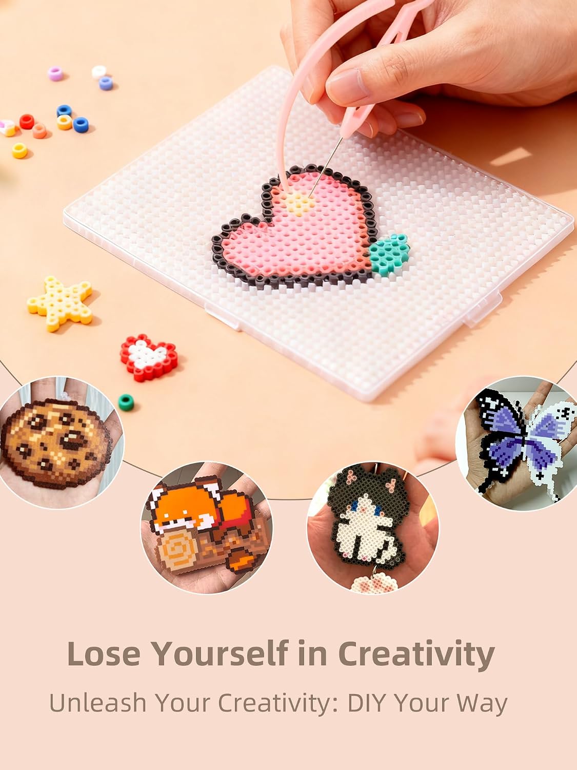 Fuse Beads Kit-Easy DIY-96 Col - огляд і ціна Beading